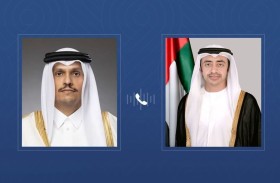 عبدالله بن زايد ورئيس مجلس الوزراء وزير خارجية قطر يبحثان هاتفياً التطورات الإقليمية