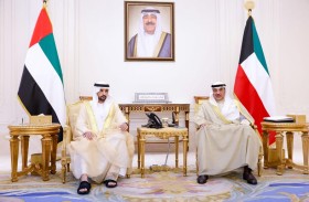 حمدان بن محمد يبحث مع ولي عهد الكويت آفاق النهوض بالشراكة الاستراتيجية بين البلدين