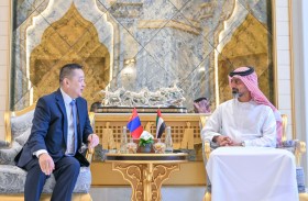 عمار بن حميد يبحث مع سفير منغوليا سبل تعزيز التعاون