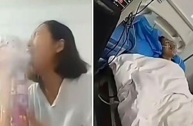 ابتلعت صرصوراً بالخطأ