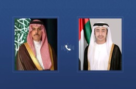 عبدالله بن زايد يجري اتصالاً هاتفياً مع وزير الخارجية السعودي