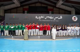 «الشارقة الرياضي» يتوج بطلا لكأس رئيس الدولة للكاراتيه