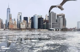 ناسا تنشر مشاهد استثنائية لنيويورك المتجمدة