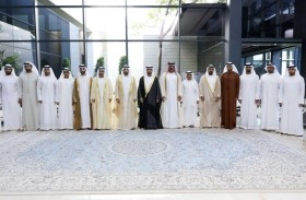 حمدان بن محمد يحضر أفراح النعيمي والمهيري