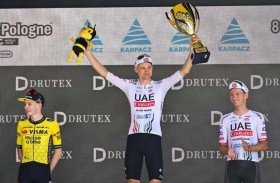 دراج فريق الإمارات يحرز لقب المرحلة الثانية لـ «طواف بولندا»