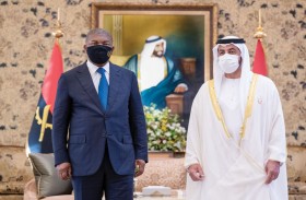 حمدان بن زايد ورئيس انغولا يبحثان تعزيز العلاقات الثنائية ويشهدان توقيع عدد من مذكرات التفاهم