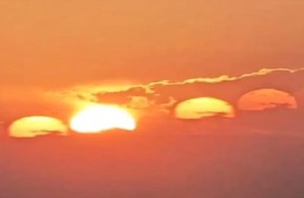 7 شموس تظهر في سماء مدينة تشنغدو الصينية