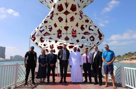 أحمد بن حمدان يزور نادي (زي كلوب) في أبوظبي