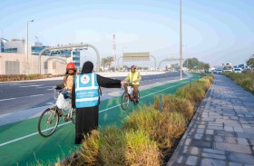بلدية مدينة أبوظبي تعزز ثقافة الاستخدام الآمن لمسارات الدراجات الهوائية والمماشي الرياضية في المرافق المجتمعية