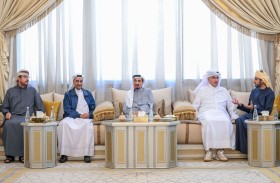 حميد بن راشد يستقبل حمد الشرقي بالرباط