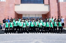 بعثة الفريق الأول لكرة القدم لدبا الحصن تعود من معسكر القاهرة 