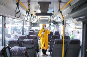 هيئة النقل في عجمان تستمر في اتباع الإجراءات الوقائية الاحترازية