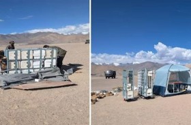 أول هبوط مظلي لمستشفى متنقل في العالم