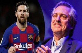 رئيس الأرجنتين يشارك في قضية رحيل ميسي!