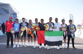 30 ميدالية ملونة عربية وقارية حصاد اتحاد الدراجات خلال الموسم