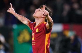 ديبالا يعزز حظوظ روما بدوري الأبطال 