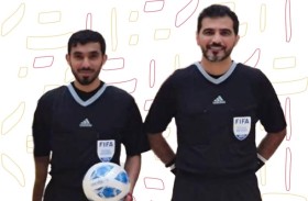 الحوسني والغيص يُديران إياب نهائي دوري الصالات العراقي