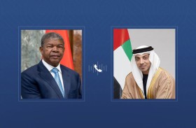 منصور بن زايد ورئيس أنغولا يبحثان هاتفياً علاقات التعاون