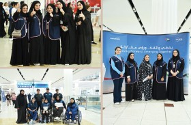 مطار دبي الدولي يحتفي بيوم المرأة الإماراتية ضمن فعاليات دبي مولاثون