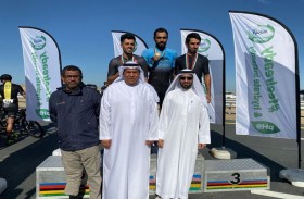 الغافري يتصدر السباق التأهيلي للهواة المواطنين للدراجات