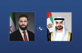 خلال اتصال هاتفي .. رئيس الدولة والرئيس السوري يؤكدان ضرورة تغليب الحوار والوسائل الدبلوماسية في معالجة قضايا المنطقة