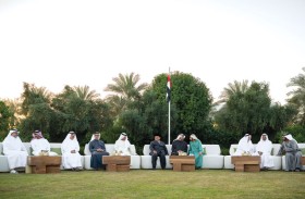 رئيس الدولة يستقبل حكام الإمارات بمناسبة شهر رمضان المبارك