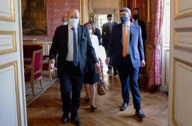 عبدالله بن زايد يلتقي وزير خارجية فرنسا