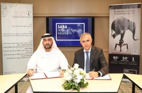 اقتصادية رأس الخيمة توقع اتفاقية مع شركة سابا للملكية الفكرية