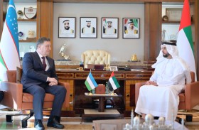 سيف بن زايد يلتقي وزير الشؤون الداخلية الأوزبكي